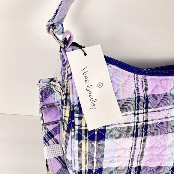 NWT Vera Bradley Cotton Frannie Crescent Crossbody Purse - Picture 4 of 9